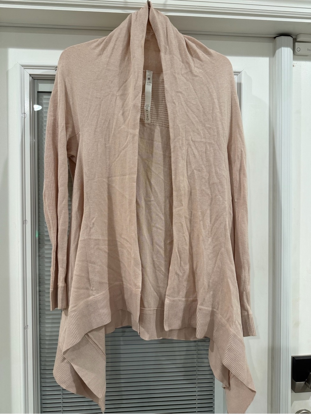 lululemon athletica Blush Open-Front Draped Cardigan